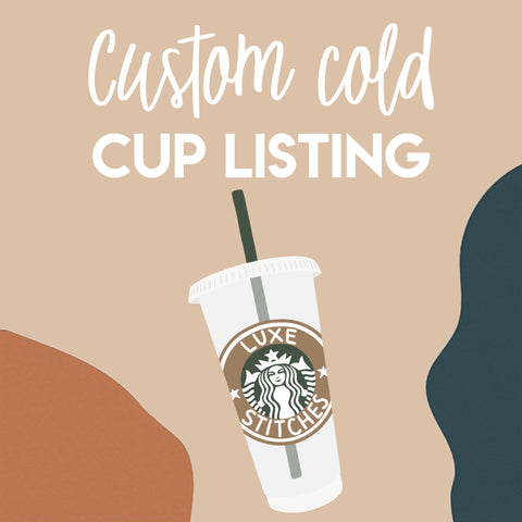 custom COLD cup