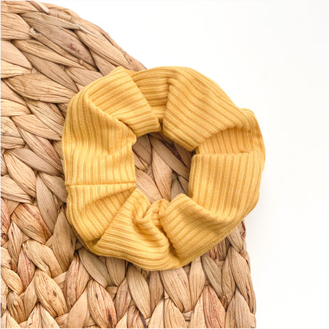 cozy + comfy scrunchie (golden yellow)
